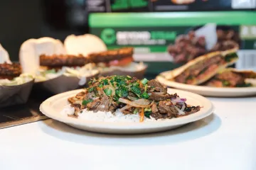 Beyond Steak Stir Fry over Basmati Rice