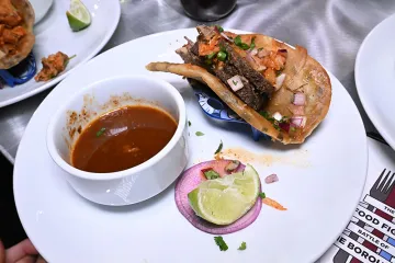 Plated dish