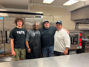 Chef Mike and Chef Chris with NYCP staff