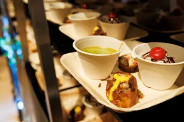The Faculty House Harvest Trio with dessert