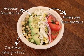 vegetarian cobb salad