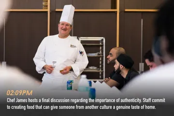 Chef James hosts final discussion