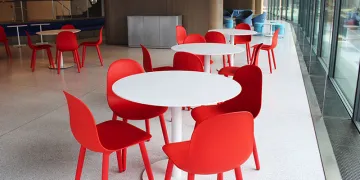 Seating area in Robert Smith Dining Hall