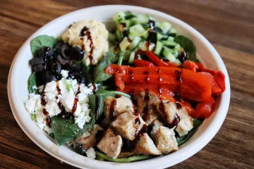 Colorful salad bowl