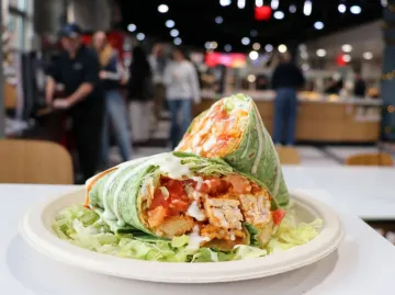 Buffalo Chicken wrap at Ferris