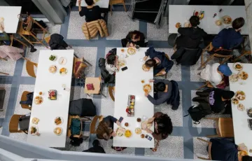 View of Ferris seating area