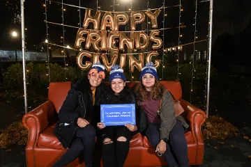 students at Friendsgiving