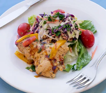 chicken breast and veggies