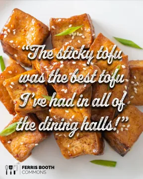 the sticky tofu is the best tofu