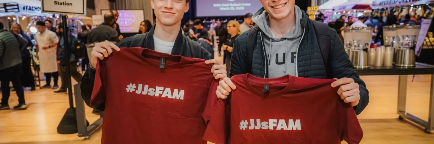 Students with t-shirts