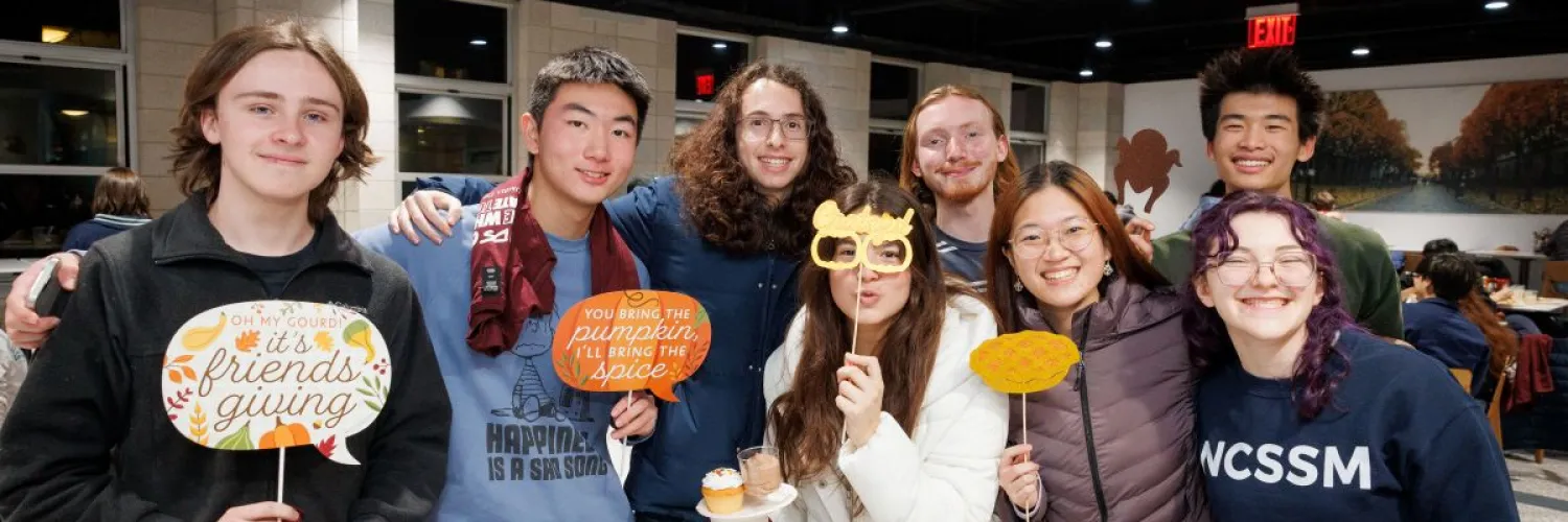 Students posing for a photo