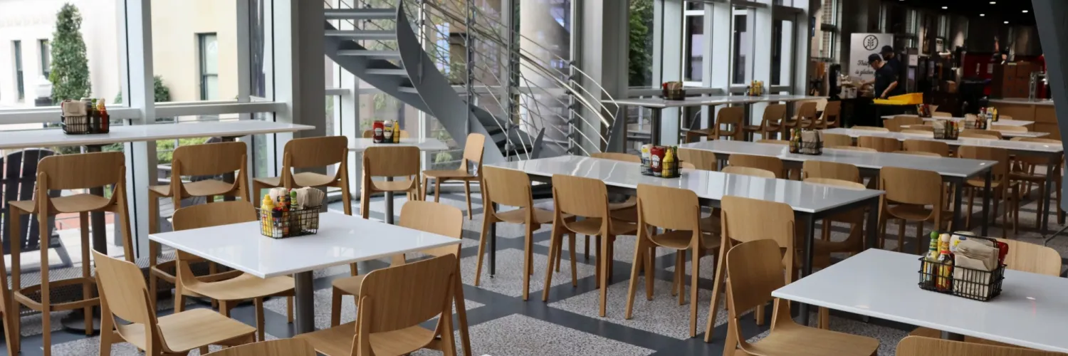 Ferris Booth Commons seating area