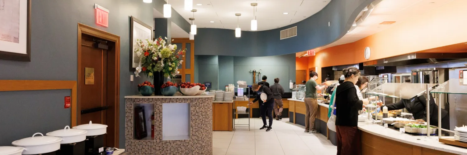 A gourmet dining experience at Faculty House