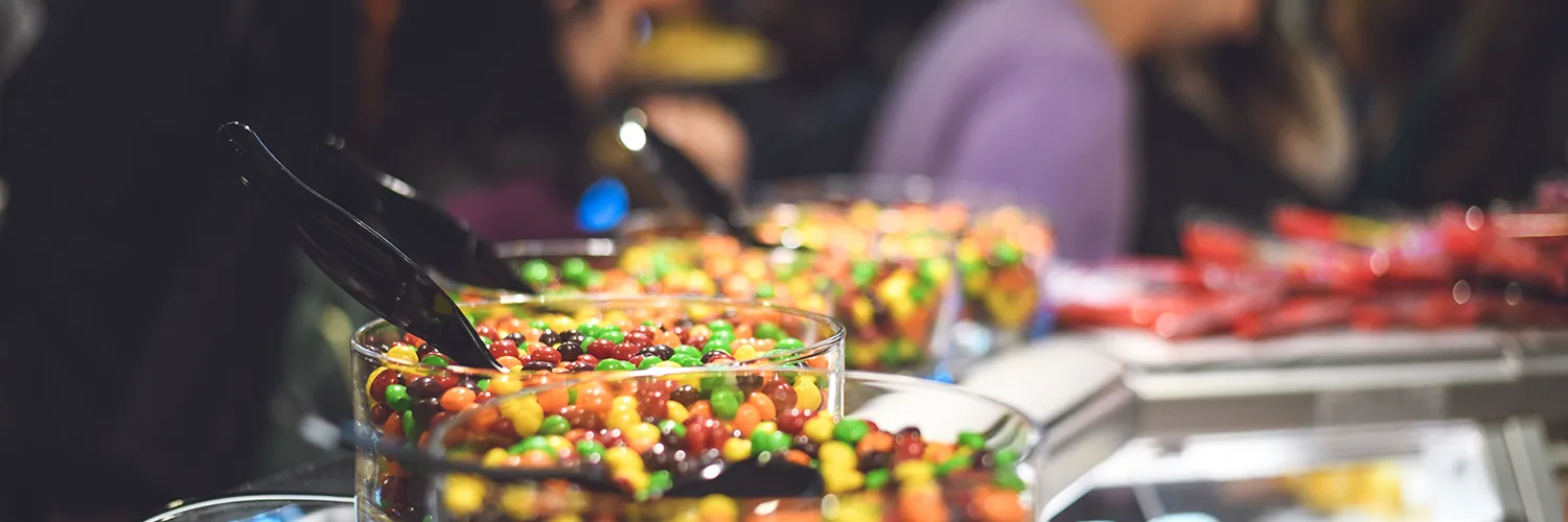 bowl of skittles